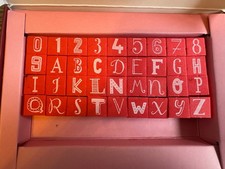 Nr. 13 Stempel-Set Buchstaben/Zahlen Handlettering