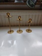 Leuchter Messing 3 Stück in verschiedenen Größen, gut erhalten