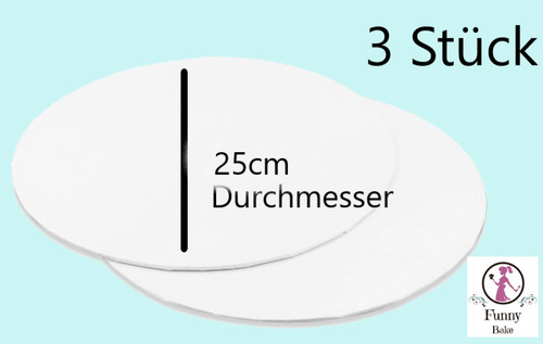 Tortenunterlage 25cm rund
