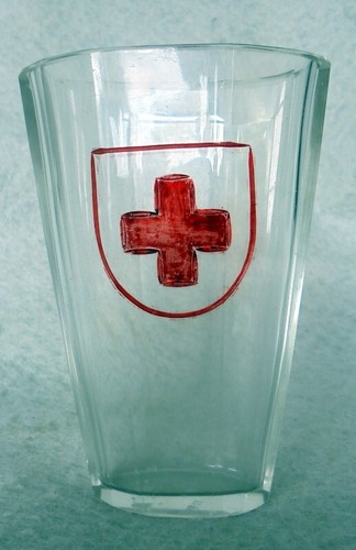 Alt schnaps glas mundgeblasen - glas,