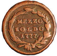 1777 1/2 Soldo Italienische