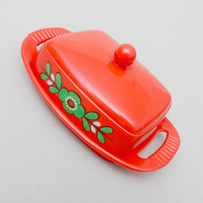 Emsa Butterdose Butter Deckeldose Buttergefäß 70er Jahre