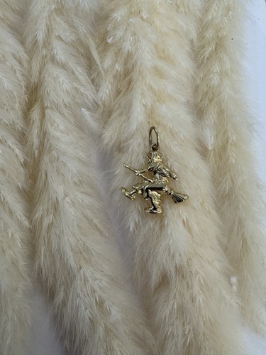 585 gold anhänger hexe - gold,