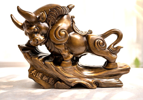 Große stier figur feng shui - stier,