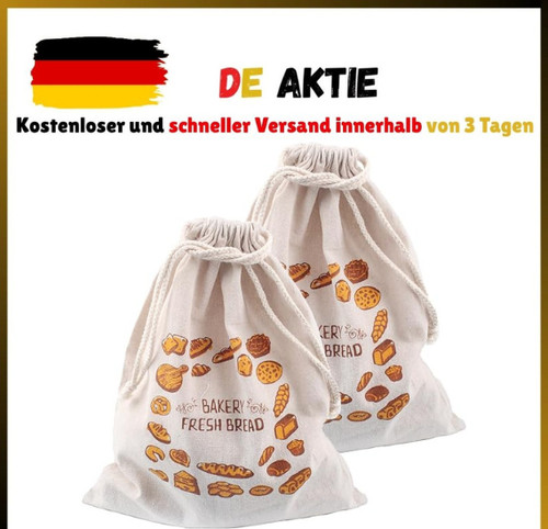 Leinen brotbeutel - leinen,