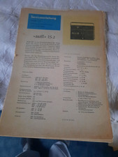 DDR Serviceanleitung Radio-Kassetten-Recorder Anett IS 2 VEB Blankenburg RFT