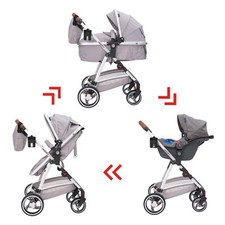 Lalalux Babyboomer leichter Multifunktion Kombikinderwagen Komplettset