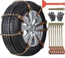8tlg Auto Stabile Schneeketten Anfahrhilfe Schnee Reifenkette Eis Reifen Stabile