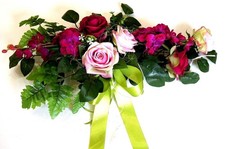 Rosenstrauß Brautpaar Rosa