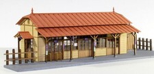 Maßstab 1:80/HO M'S Holz Bahnhof Bausatz H0 Strukturen Dioramen Layout