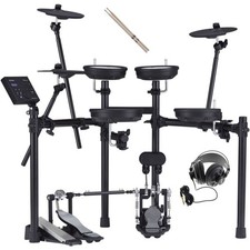 Roland TD-07DMK E-Drum Set + Studiokopfhörer + Drumsticks | Neu