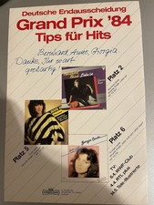 Bernhard Brink Grand Prix 1984 / Harmony Four Werbeanzeige „Musikmarkt“ (1984)