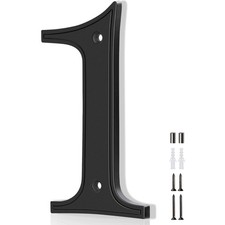 Hausnummern Vintage Schwarz