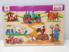 Eichhorn Holzpuzzle Bauernhof