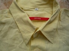 Signum Freizeithemd Hemd langarm M PasEllgelb meliert Sehr gut #E8542