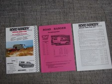 3x Nissan King Cab Road Ranger Pick-Up Prospekt Brochure Deutsch German selten