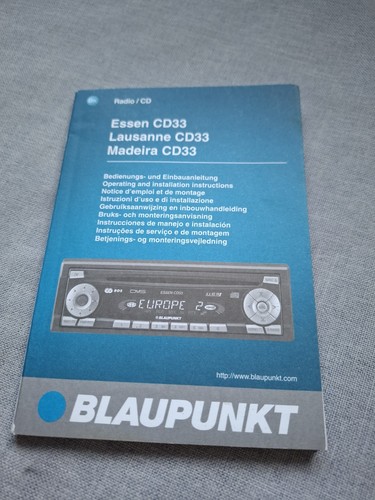 Betriebsanleitung blaupunkt - betriebsanleitung,