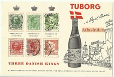 Werbepostkarte TUBORG - Bier  Copenhagen Dänemark 1961