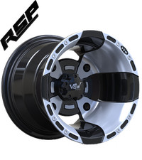 VBW Sport A1 Felge 10x8,ET-32 (3B+5N) LK4/110 Silber/Schwarz ATV & Quad