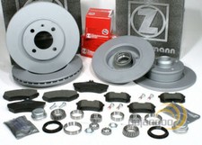 Zimmermann Bremsscheiben Set Ø 256 mm + Ø 226 mm vorne hinten für VW Passat 35i