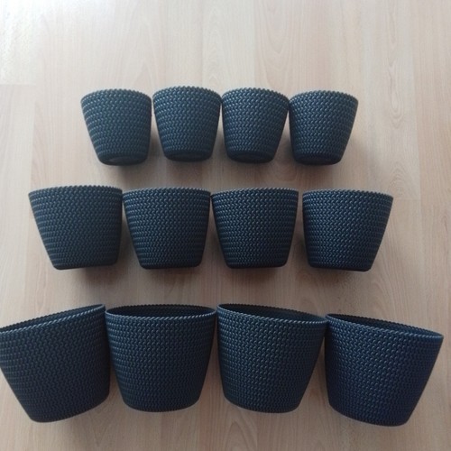 12er set blumentöpfe - 12er,