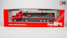 1:87 Herpa Scania Hauber Rungen Sattelzug LKW mit Stahlträger Ladung // X_436