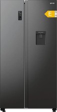 Side by Side Kühl-Gefrierkombi 547L NoFrost Schwarz Edelstahl Wasserspender