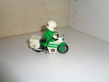 Playmobil Polizei Motorrad mit Fahrer
