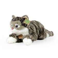 Katze Tigerkatze grau 47 cm