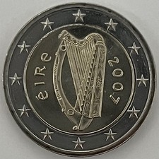 2 Euro Kursmünze Irland 2007