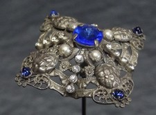 Hutnadel antik lang Art Deco