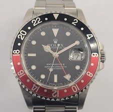 Rolex GMT-Master II Ref. 16710 Stahl/Oysterband Herrenuhr aus 1991 Box/Pap.