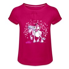 Diddl Diddlina Reitet Auf Einhorn Lalunaly Mädchen T-Shirt