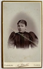 orig. CDV Foto Fotografie Frau