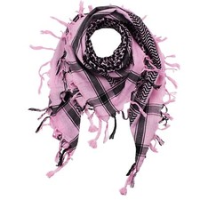 Palituch rosa schwarz PLO Kufiya Pali Tuch BaumwollTuch ArafatSchal Schal