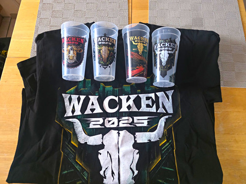 Wacken 2025 shirt schwarz - 2025, t-shirt