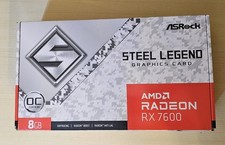 ASRock AMD Radeon RX 7600 Steel Legend OC 8GB GDDR6 Grafikkarte 