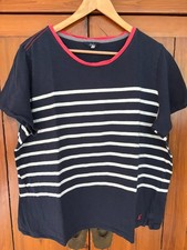 Original Joules UK T-Shirt Blau Streifen Maritim  Gr.20   46 44