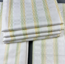 ?️Vintage Bettwäsche Garnitur Planet VEB 130x200 6-tlg Mako Streifen Buntdamast