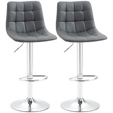 HOMCOM Barhocker 2er Set