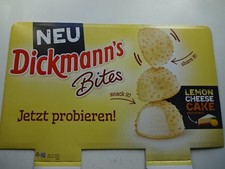 Werbedeko " Dickmanns Bites "