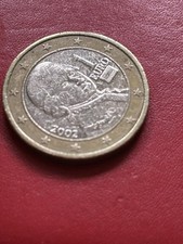 Seltene 1 Euro Münze Österreich Mozart 2002