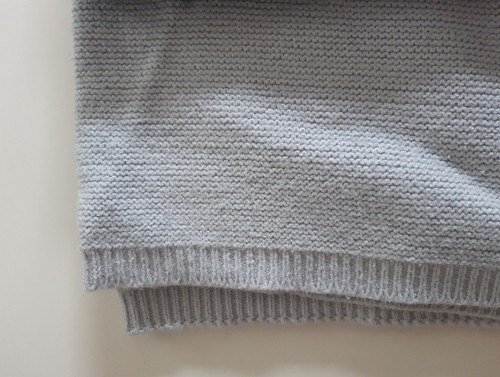 Blaue babydecke strickmuster - blaue,