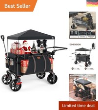 XXL Bollerwagen faltbar 225L