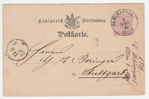 Postkarte mai 1879 - postkarte,