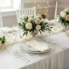 Glas Untersetzer 33 cm Platzteller Dekoteller Servierteller Unterteller Teller