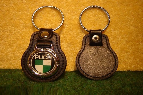 Puch schwarz logo leder - 1:1,