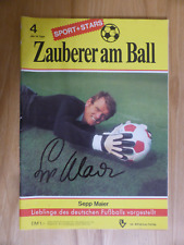 FC BAYERN MÜNCHEN, DFB-NATIONALMANNSCHAFT orig Fußball Magazin  SEPP MAIER  1972