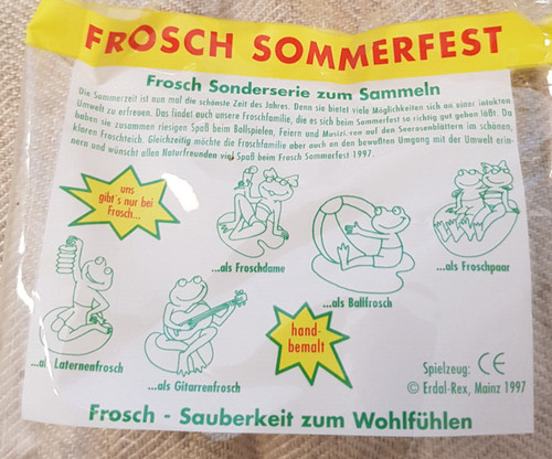 Erdal rex frosch sommerfest - erdal, "