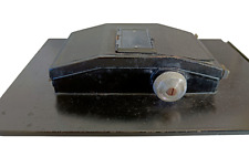 Vintage Rollfilmkasstte Rollfilmhalter mit Dunkelschieber schwarz Filmrückseite